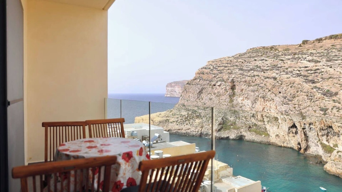 Xlendi Apartment | Gozo Coastal Escape: Apartment Sea Views in Xlendi