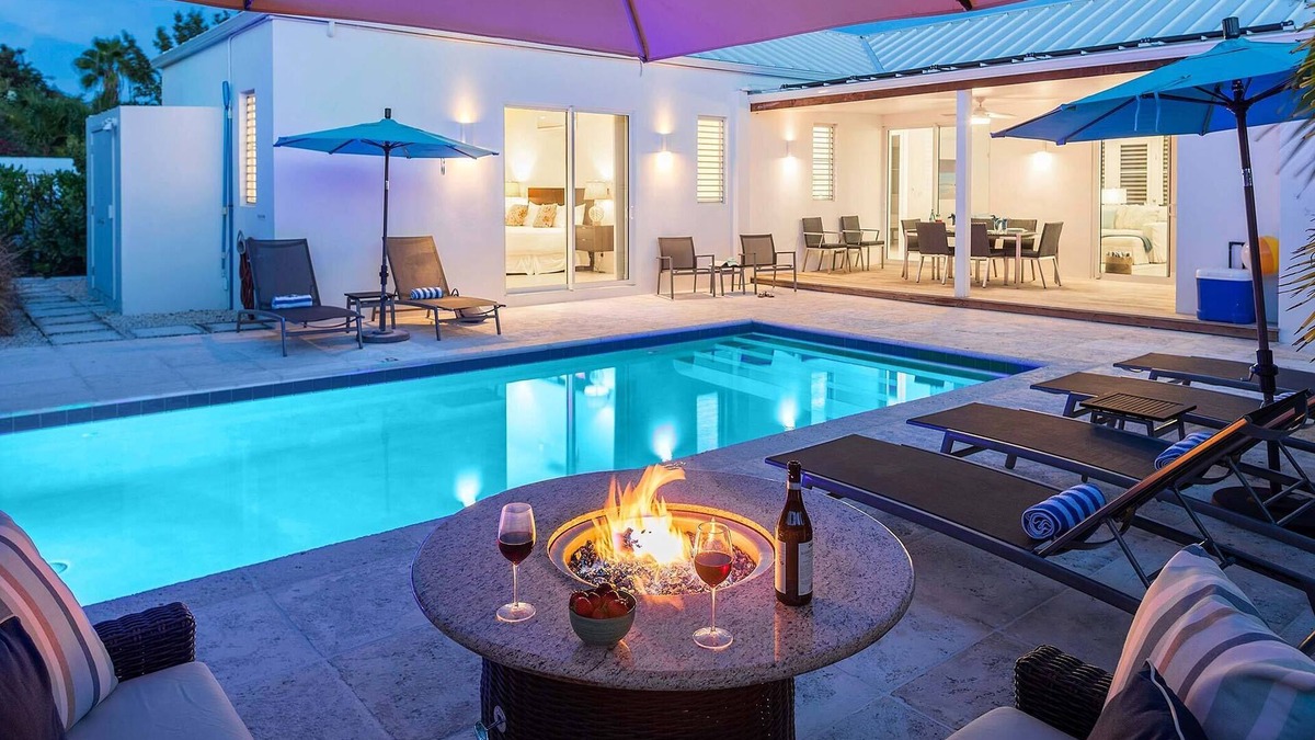 Leeward Settlement Villa | Grace Haven: Luxury Home w/Pool & Golf Cart, Walkable to Beach