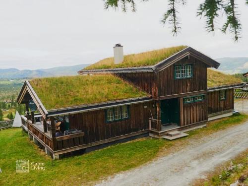 Nes House | Grand cabin at Nesfjellet with lovely view, inddor Jacuzzi & sauna