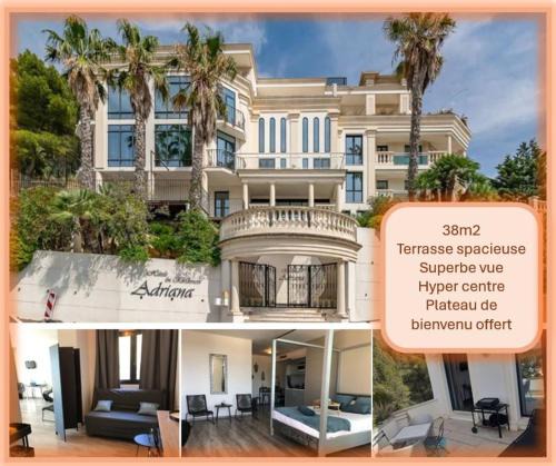 Carry-le-Rouet Apartment | grand studio terrasse de standing, pleine vue village et proche mer