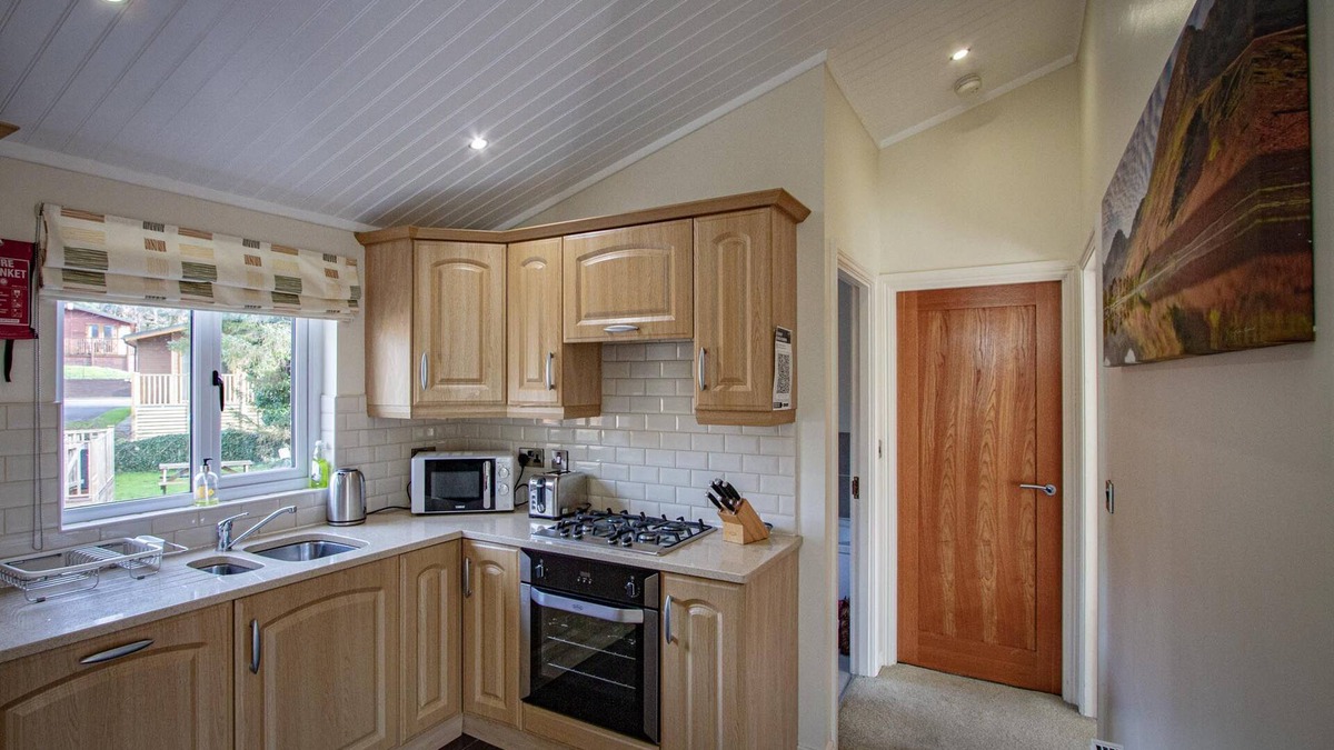 Troutbeck Bridge Cabin | Grandpa's Lodge - a holiday lodge that sleeps 4 guests in 2 bedrooms