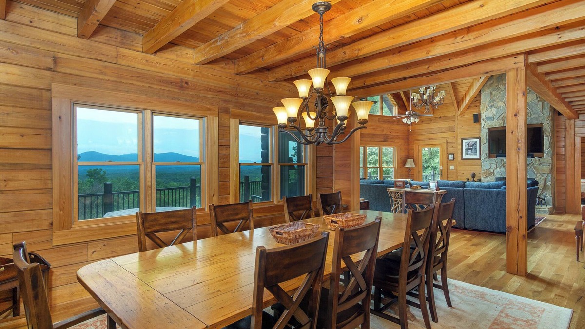 Old Fort Cabin | Grandview Lodge | Large 4 Bedroom Mountain Cabin with Hot Tub & Views!