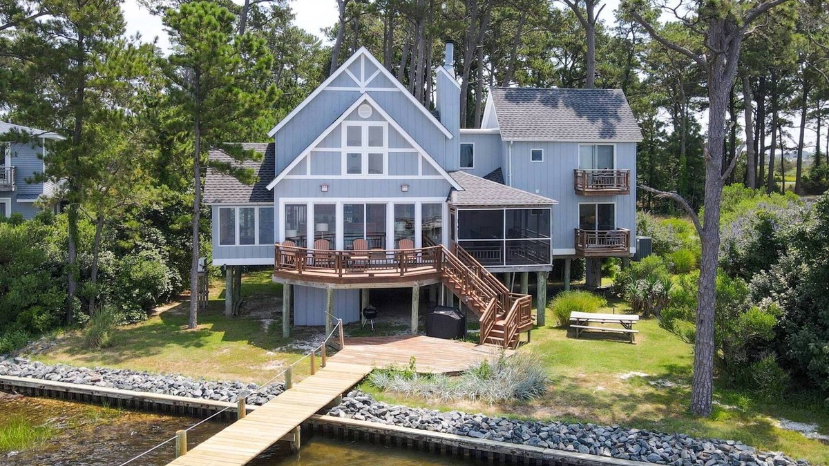Chincoteague House | Grandview - Pet friendly; Waterfront home w/dock!