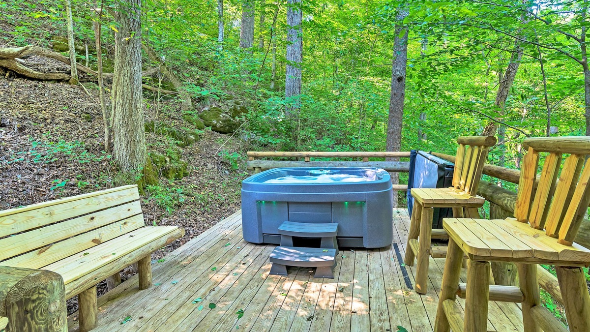 Townsend Cabin | GREAT EXPECTATIONS - 2 Bdrm/2 Bath, wood burning fireplace, secluded, Laurel Valley