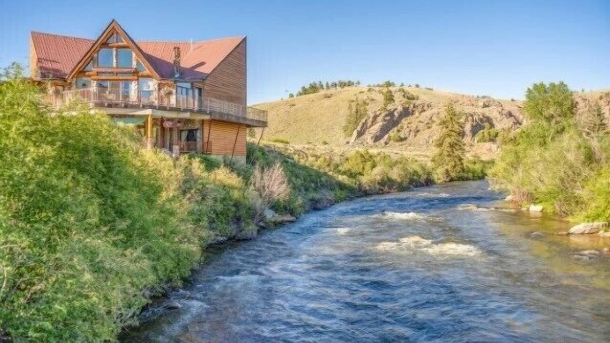 Almont House | Great location on the Taylor River with fishing access!