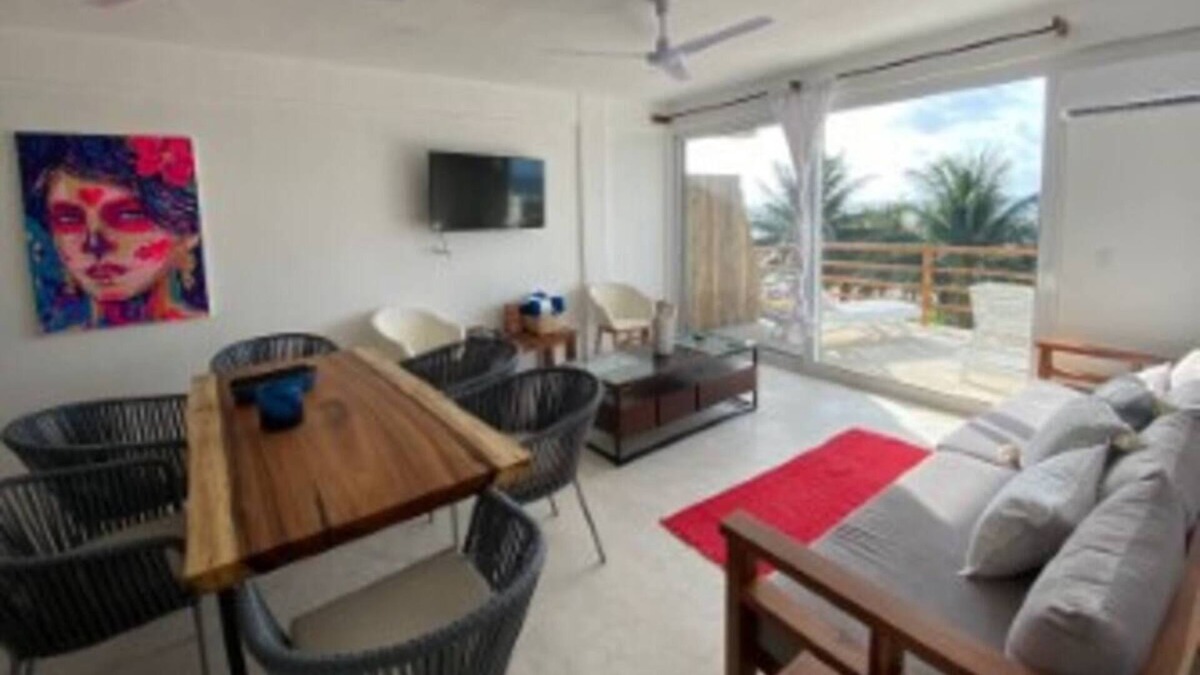 Mahahual House | Great view and Beach Club, The best place to stay!