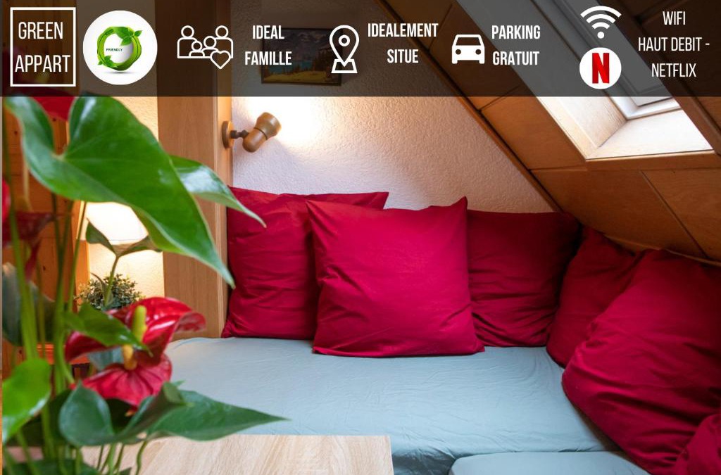 Daubensand Apartment | Green Appart Europa Lodge standing et familial près Europa-Park