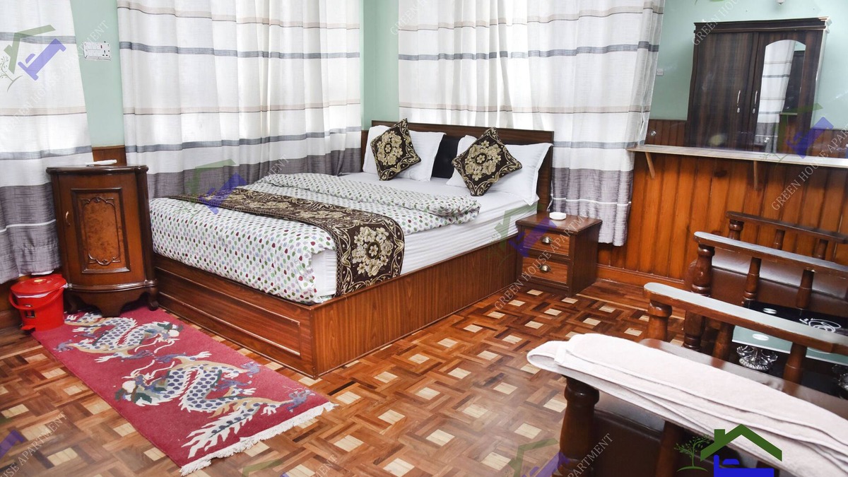 Kathmandu House | Green House 3 bedroom with balcony, double king-size bed