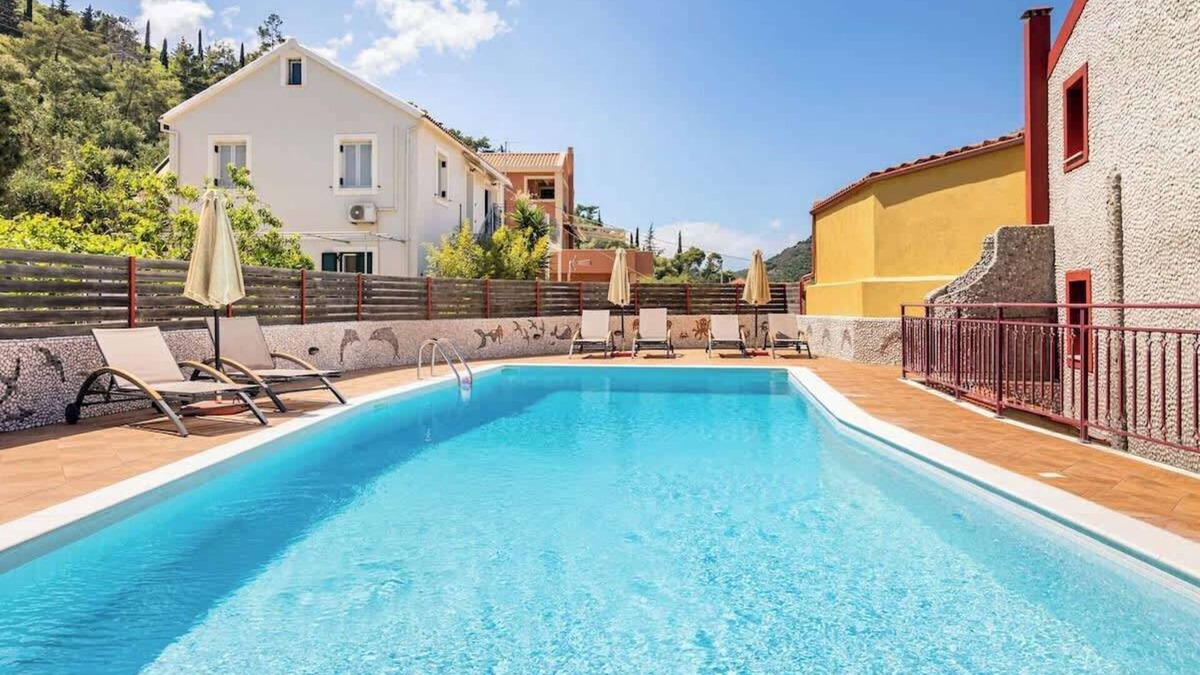 Agia Efimia House | Greka Ionian Maisonette - Pool & Seaview Bliss