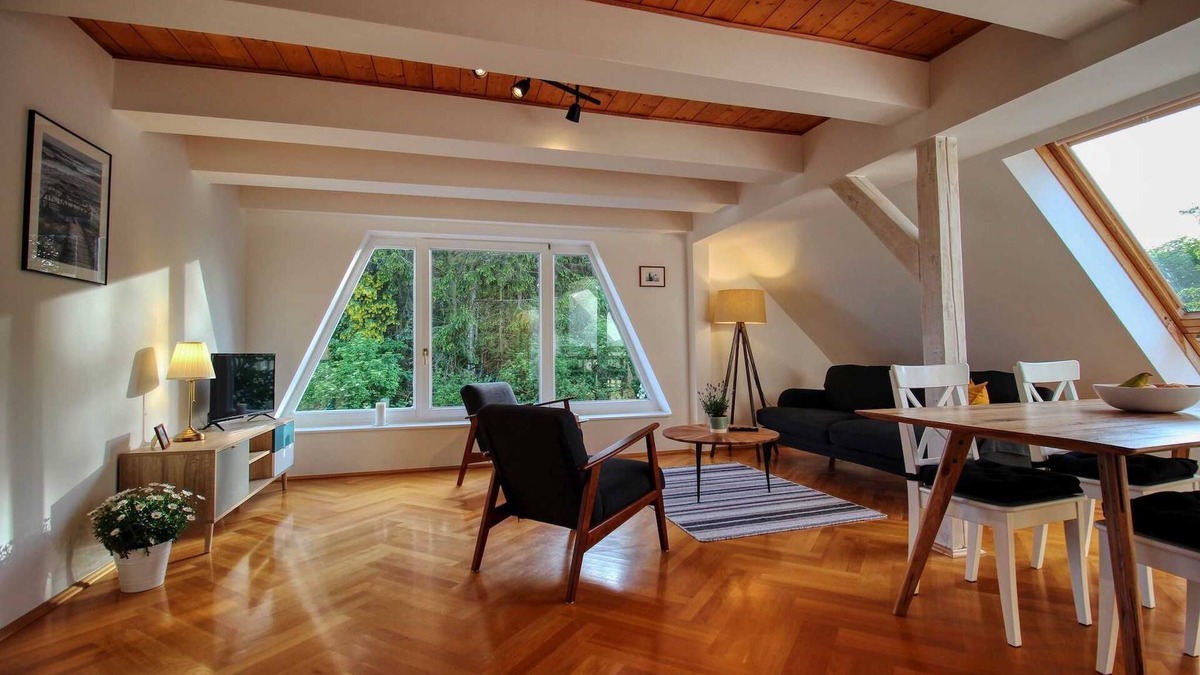 Stahlbrode Apartment | Große Giebelwohnung im Fischerhaus von 1877 - Ferienhaus Makrele von 1877