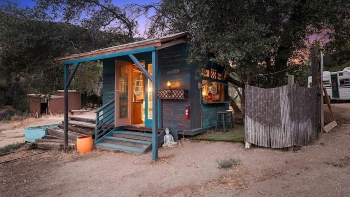 Leona Valley House | Groovy Little Patchwork Cabin