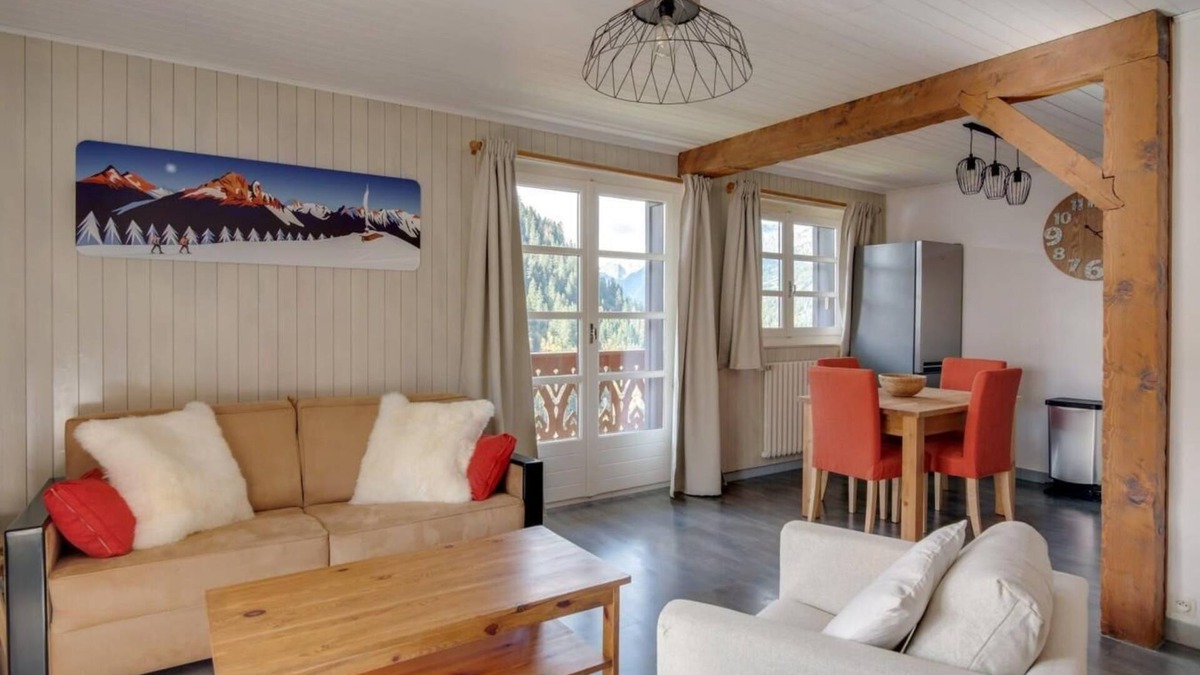 Chatel Apartment | Ground floor, balcony, parking, tv, 54m², Châtel