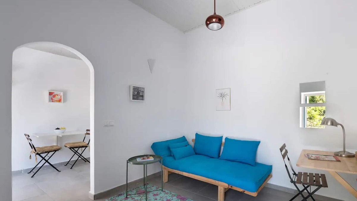 Poros House | Ground floor of renovated townhouse with large veranda