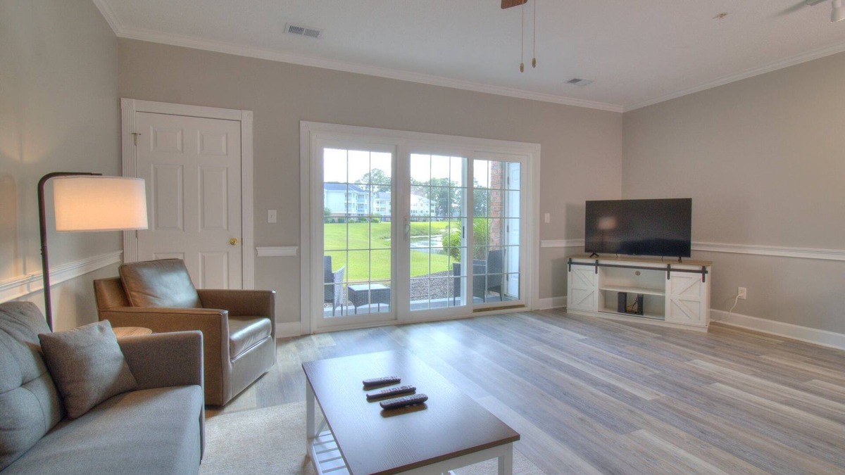 Central Myrtle Beach Condo | Ground-Floor Pool View Condo | Near Beach, Golf, Intracoastal Waterway & Broadway at the Beach