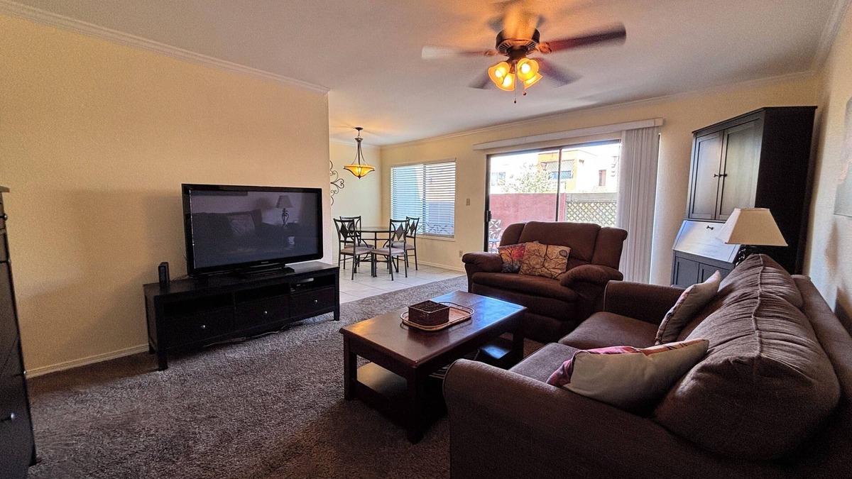 South Scottsdale Condo | Ground level 2 bed, 2 bath condo, Heated community pool, spa & fitness center.