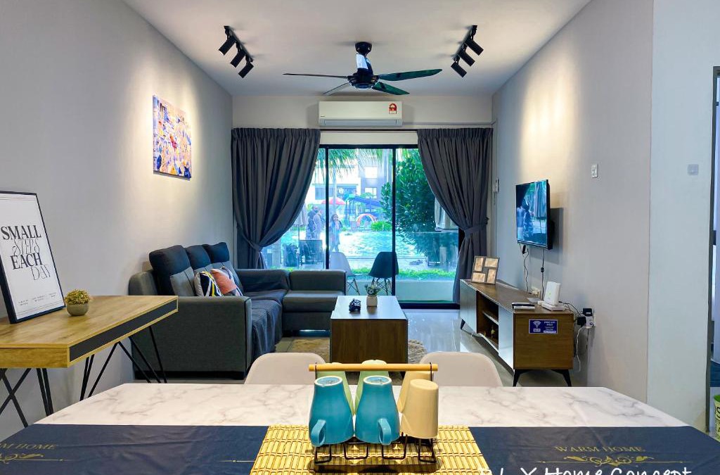 Kampung Kuala Pari Apartment | Groundfloor Poolside Manhattan Ipoh Free Netflix&Carpark