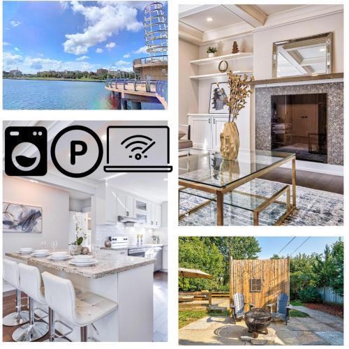 Burlington House | Guest Favorite Luxury 3BR Getaway 5 Min to Lake Big Yard Fun