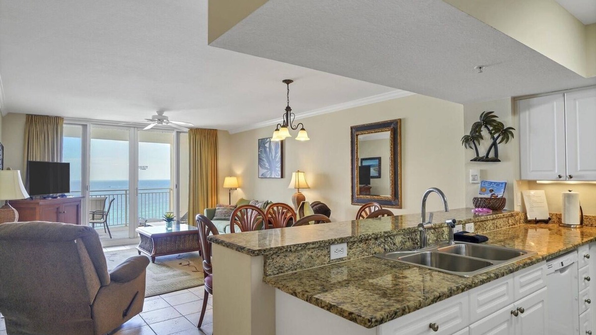 Open Sands Condo | Gulf Front Condo in PCB, FL. n2 bedroom 2 bath with one set of bunks