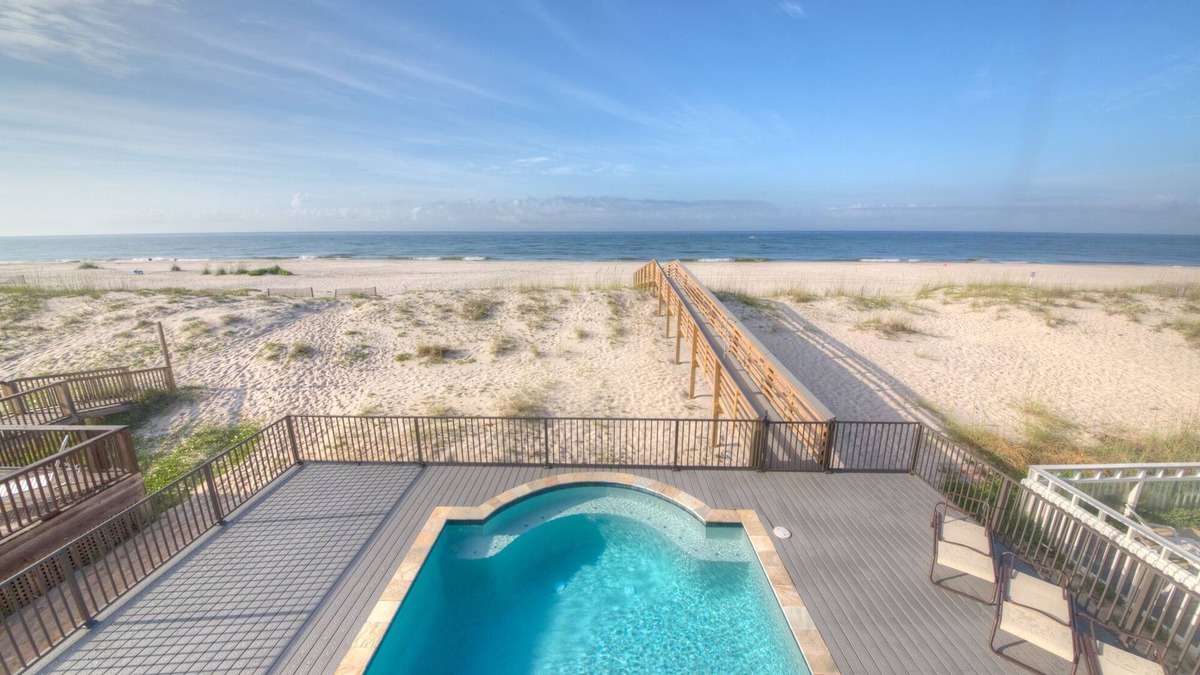 Gulf Shores House | Gulf Front House on W. Beach, 9/9 bath, With Pool, sleeps 34. Pet Friendly!