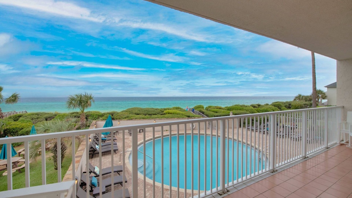 Seagrove Beach Condo | GULF FRONT Seagrove 2 Bed Private Beach…Chair & Umbrella Service March-Oct