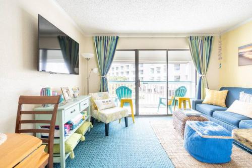 Galveston Apartment | GypSEA Blu Beach Condo Steps to the Beach