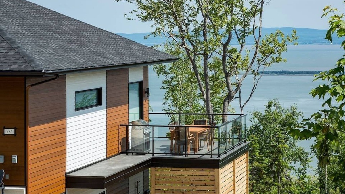 Saint-Joseph-de-la-Rive House | Hôtel à la maison - Villa Ocena, spa et fleuve