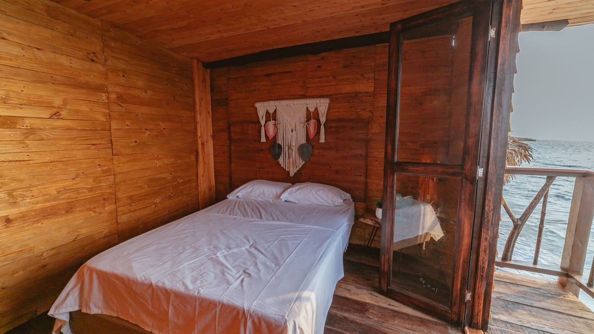 Bocachica Cabin | Habitación en Cabaña con Vista al mar Caribe! - Playa Blanca, Isla Barú
