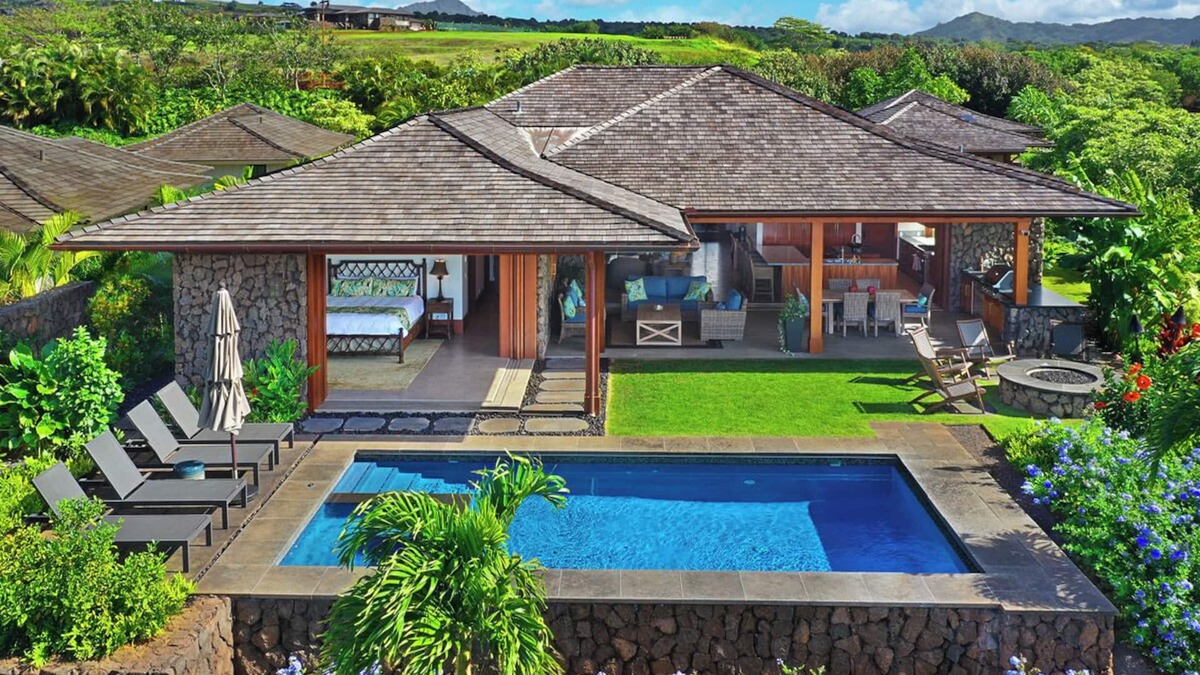 Poipu House | Hale 'Imi Ola: Ocean Views, Luxury, Balinese Charm