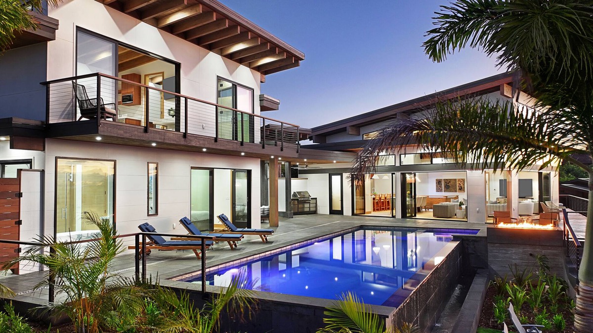 Poipu House | Hale Keaka: Luxury Modern Estate w/Pool, Outdoor Showers, Hot Tub & Ocean Views