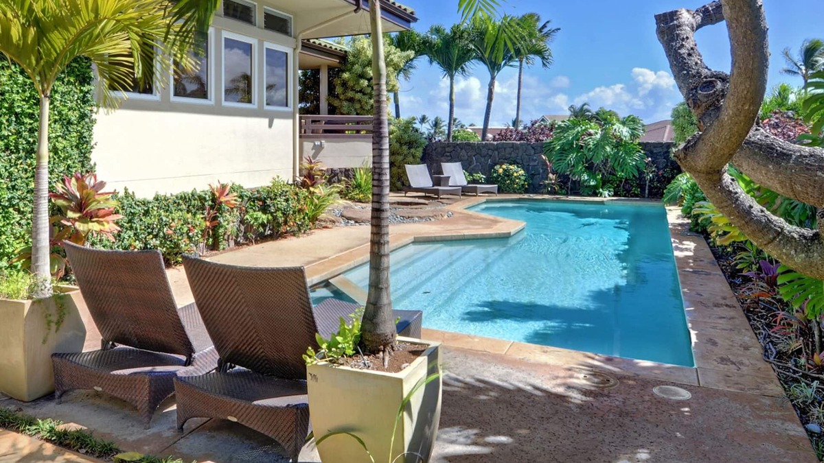 Bayview House | Hale Maluhia at Poipu Kai By Parrish Kauai - luxury home w/private pool courtya