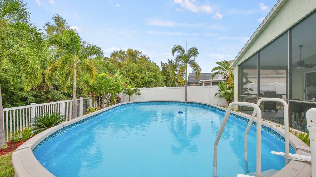 Sabal Harbour House | Happy Ours! Newly Renovated - Private Heated Pool, Screened in Lanai