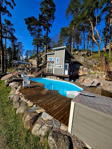 Tuusula Ski Chalet | Harjula-kesämaja, sauna ja ulkoallas Tuusulassa