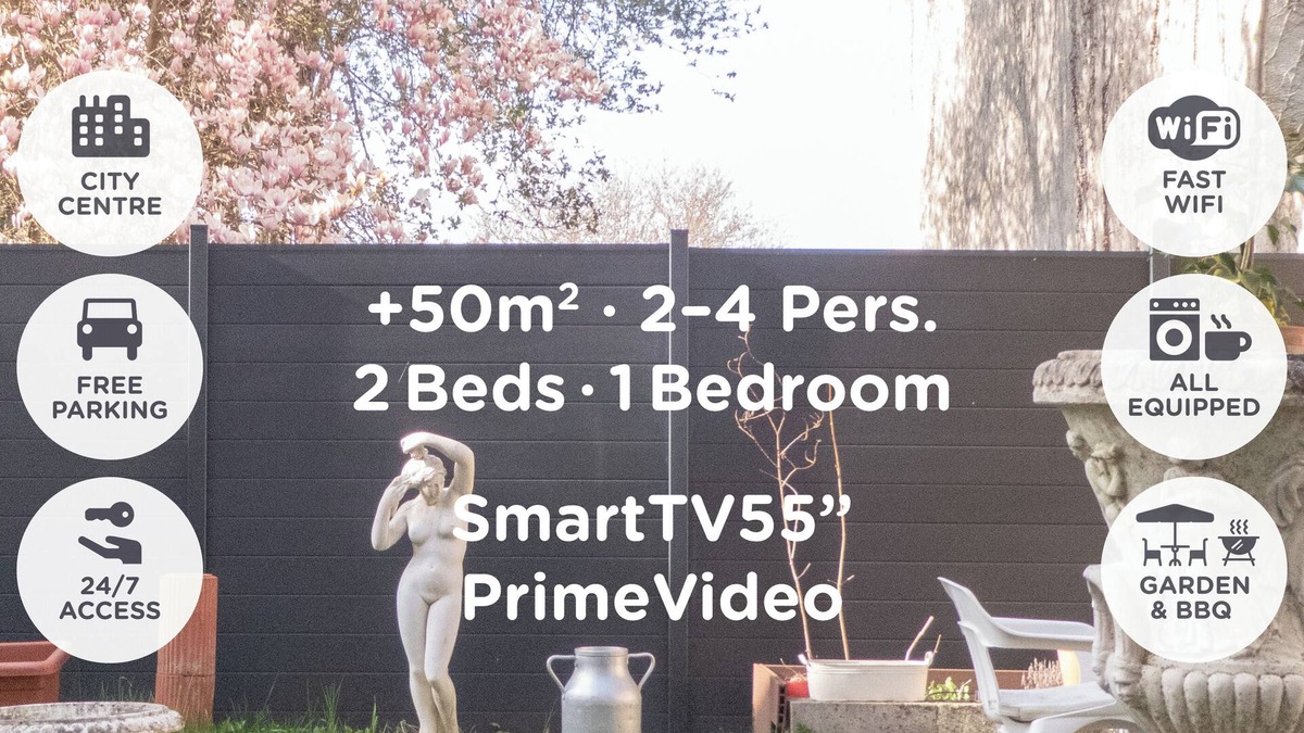 Verdun Apartment | Harmonie - Cosy Comfy 2Beds +50m² Central FastWiFi SmartTV55" PrimeVideo BBQ