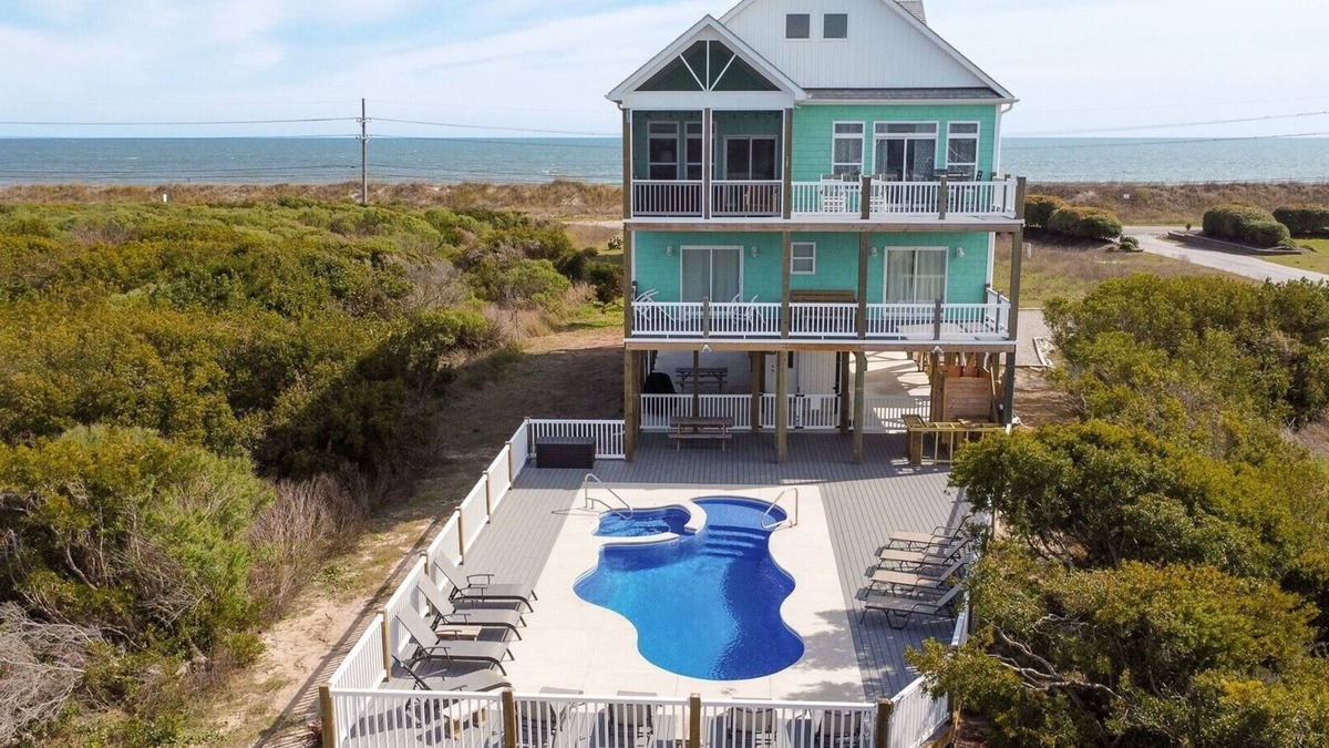 Sneads Ferry House | HartSea - LUXURY 2nd Row Home - Elevator, Pool, Boat Ramp & Beach Access
