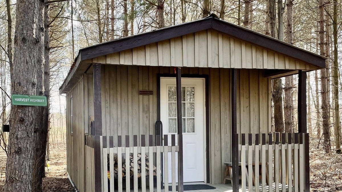 Prattsburgh Cabin | HARVEST MOON - ROMANTIC - OFF GRID - WINE TRAIL CABIN - Pet Friendly! 4 Seasons