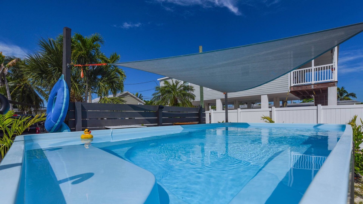 Key West House | Have It All! Pool, Canal to the Gulf, Tiki Hut & Huge Dock.