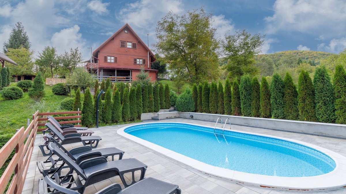 Brod Moravice House | Heated Pool Chalet Zavrh 1, Zavrh, Croatia