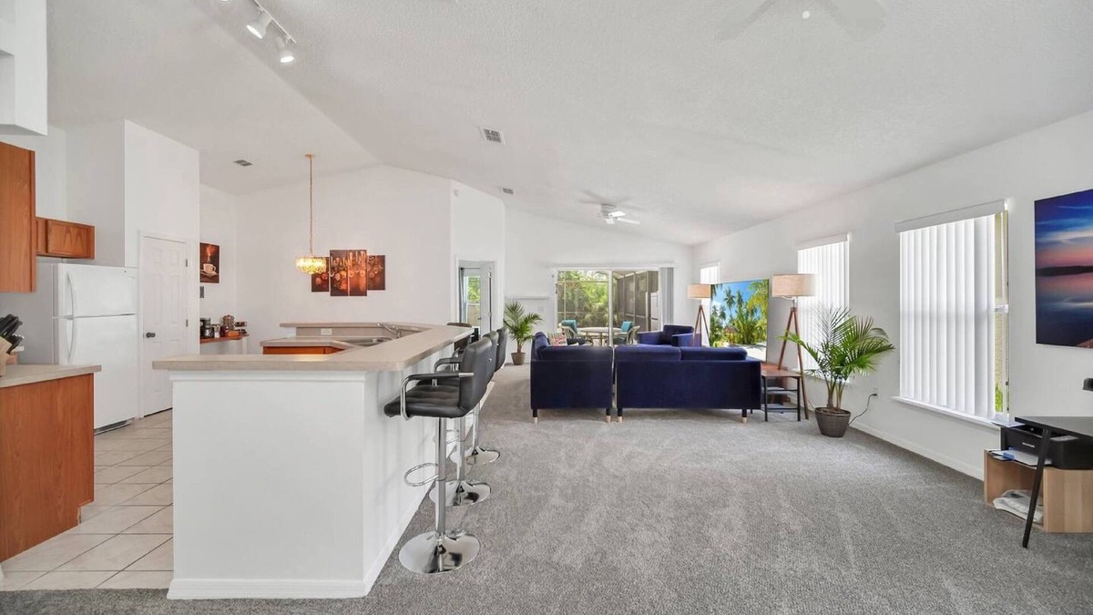 Clear Creek House | Heated Pool House with Game Room, 10 Minutes from Disney!