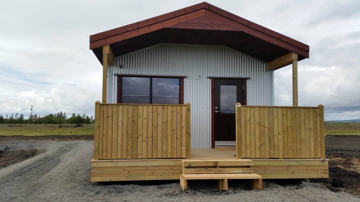 Rangarþing ytra Cabin | Hekla Cabin 1 Volcano and Glacier View