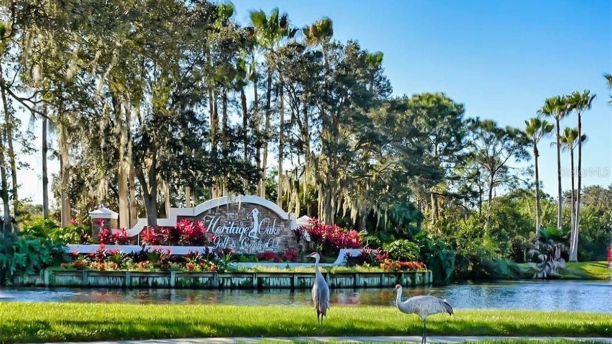 Sarasota Condo | Heritage Oaks 2 Bedroom with Golf Course and Water Views