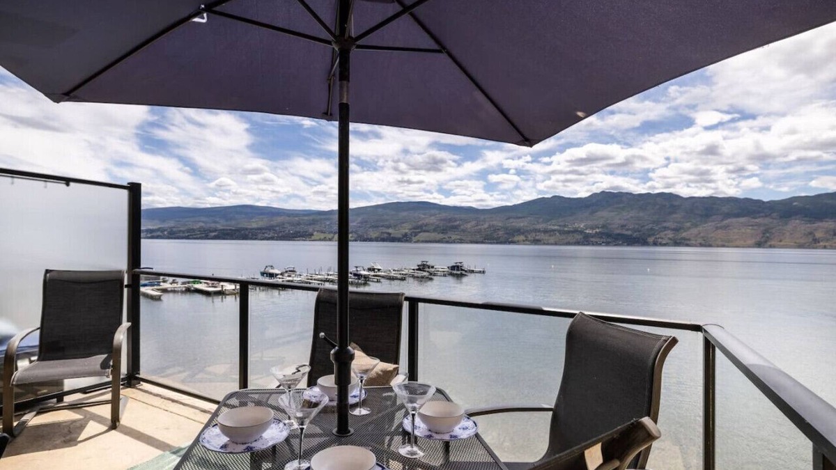 Westbank Condo | Heron on the Lake- King Bed! Right on the Beach