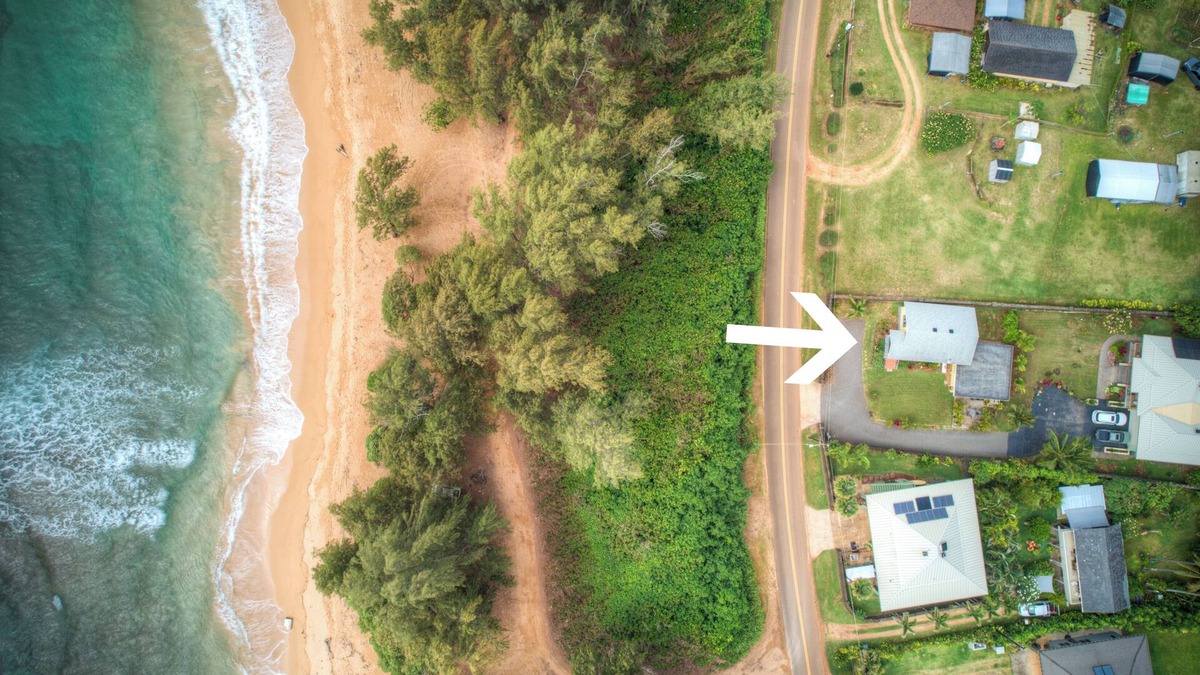 Anahola House | Hibiscus Beach Cottage, Steps to Beach, Beautiful Mountain Views, TVNC#5067