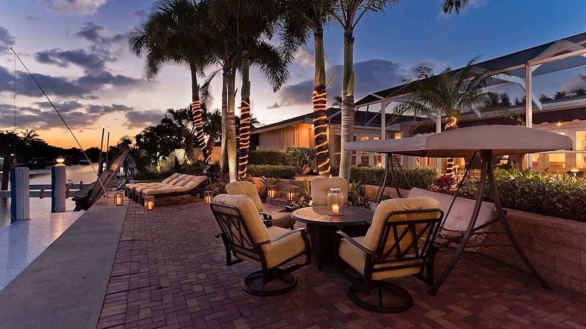 Tropic Isle Villa | Hidden Harbor Paradise -Private Heated Pool w/Dock