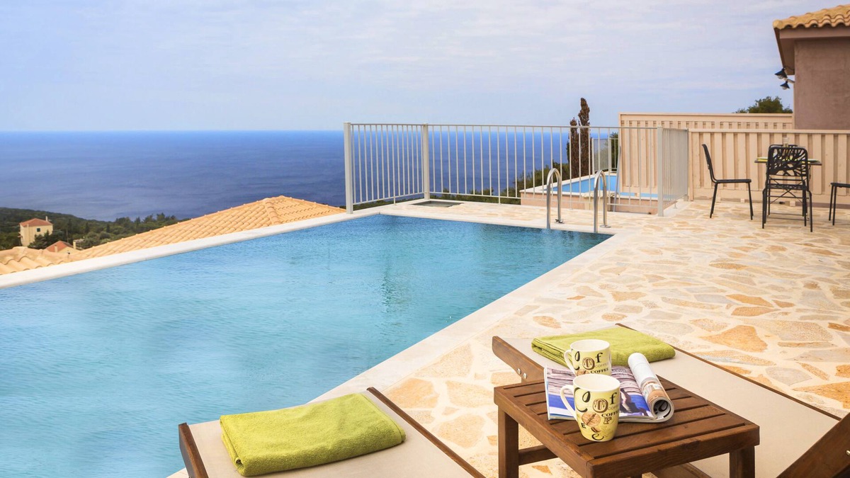 Fiskardo Villa | High level of hospitality - panoramic view -private pool- elegance.