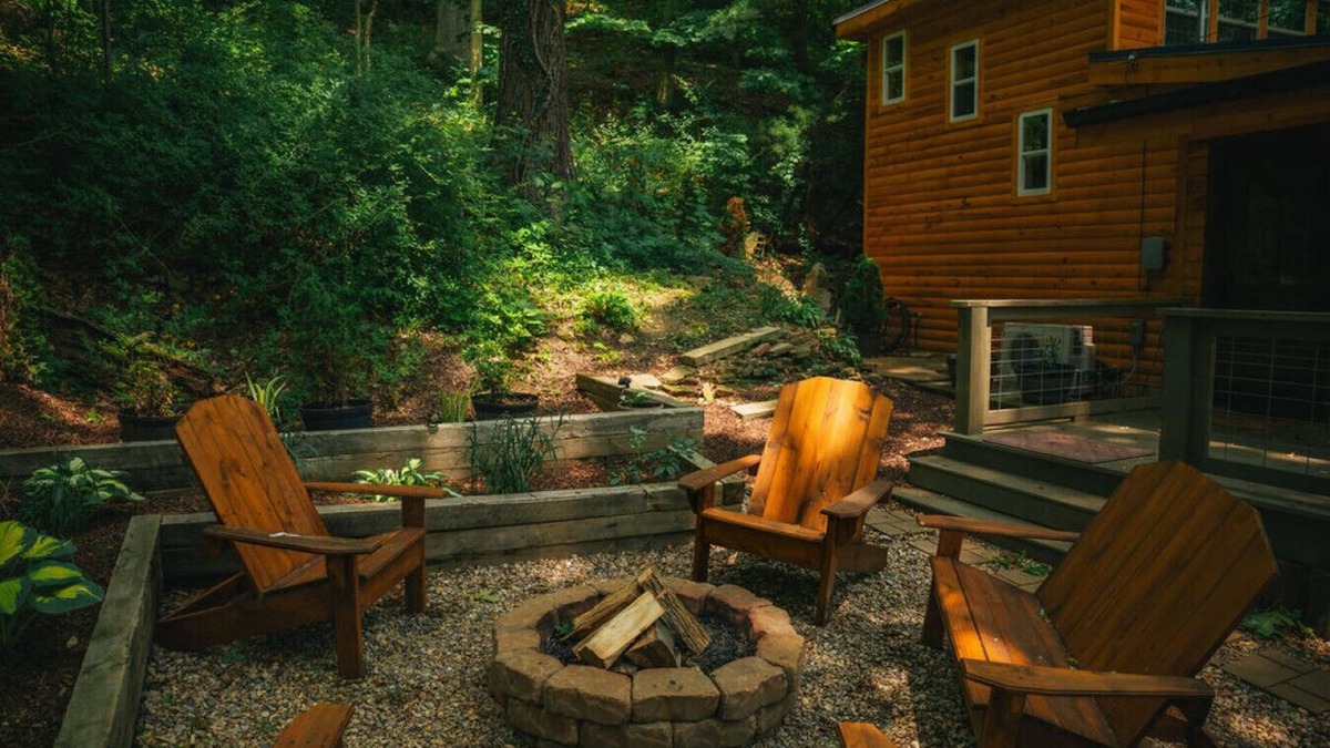 Martinsville Cabin | Hilltop Cabin, Lake, Hot tub