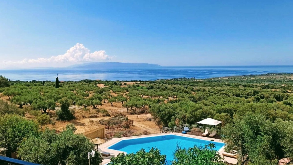 Leivathos Villa | Hilltop Kefalonia 15-Bedroom Sea View Villa With Pool