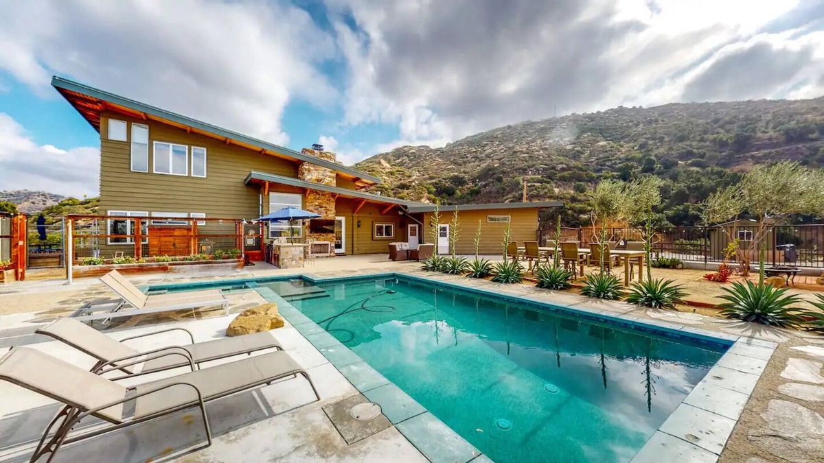Simi Valley House | Hilltop Santa Susana House with Pool, Spa, BBQ, Pool Table, Fire Pit