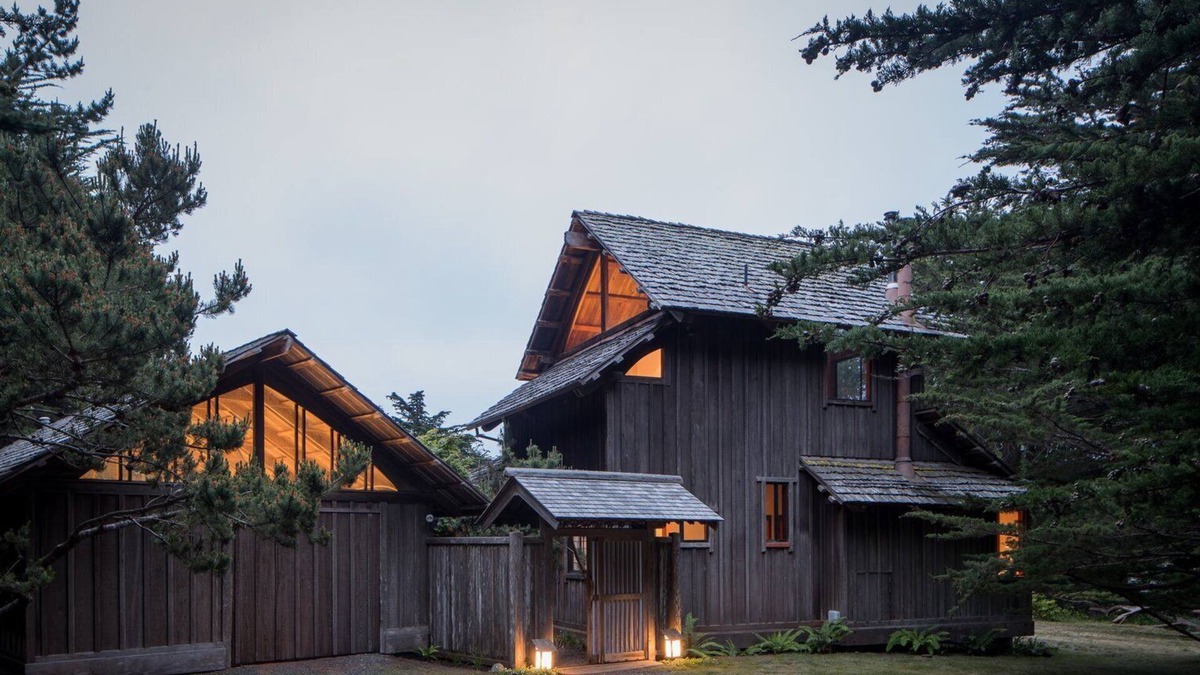 Mendocino House | Hinoki House built by Japanese Master Artisan featured in Sunset Magazine