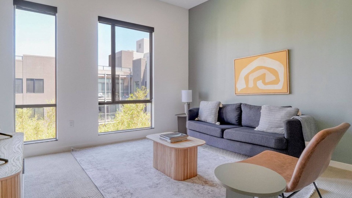 The Villas Apartment | Hip Santana Row 1BR w/BBQ, Pool & Gym, nr Target, by Blueground