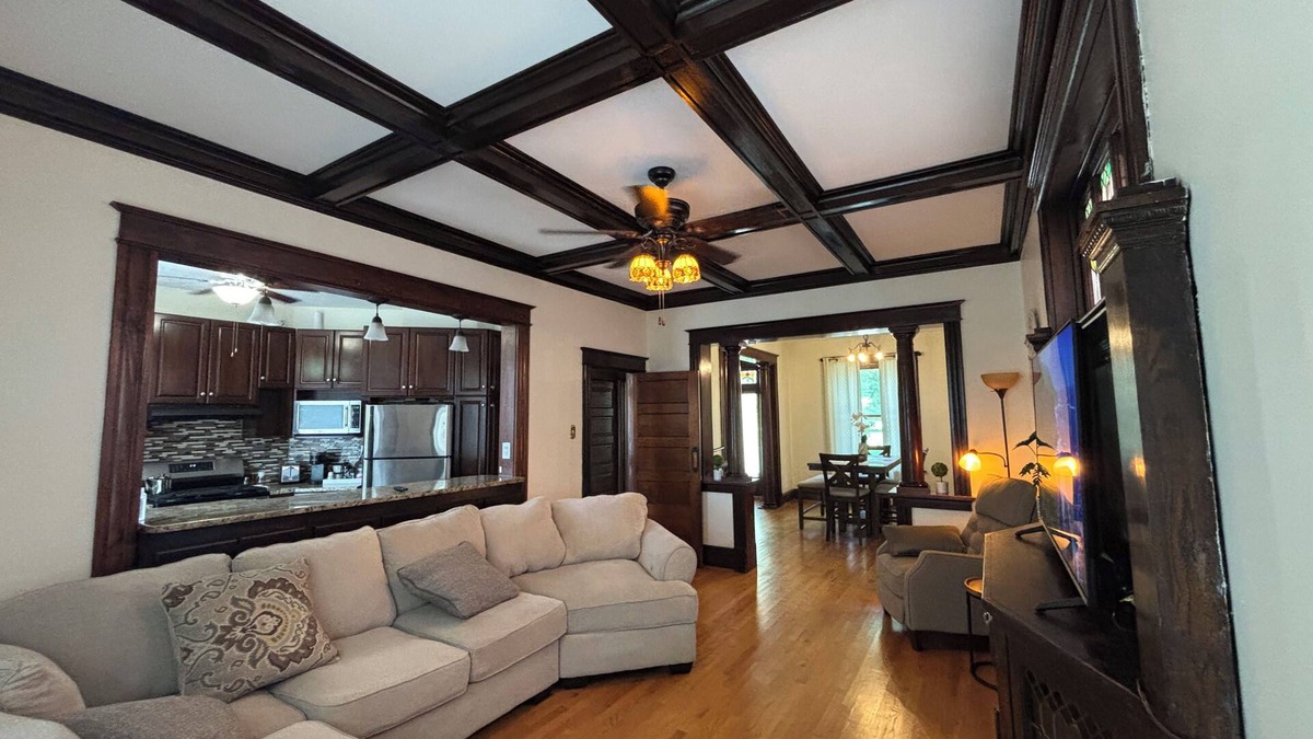St. Louis House | Historic Home with Park Overlook